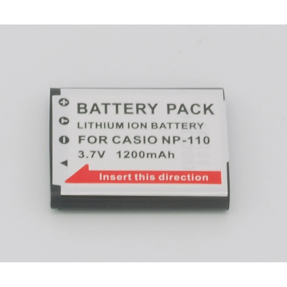 Batteria compatibile Casio CNP110 NP-110 per fotocamere digitali
