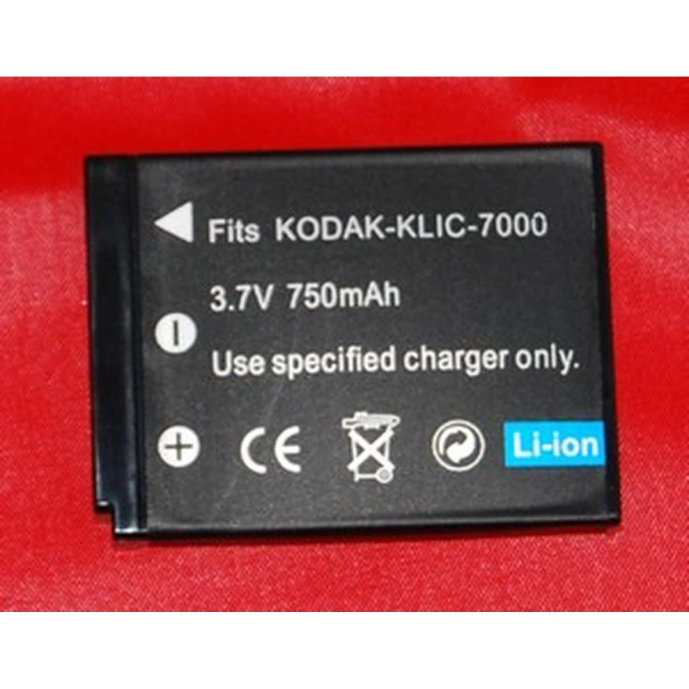 Batteria compatibile Kodak KLIC-7000 per fotocamere digitali e videocamere