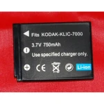 Batteria compatibile Kodak KLIC-7000 per fotocamere digitali e videocamere