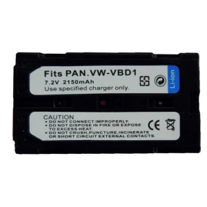 Batteria compatibile Panasonic VBD1 VBD2E per fotocamere digitali e videocamere