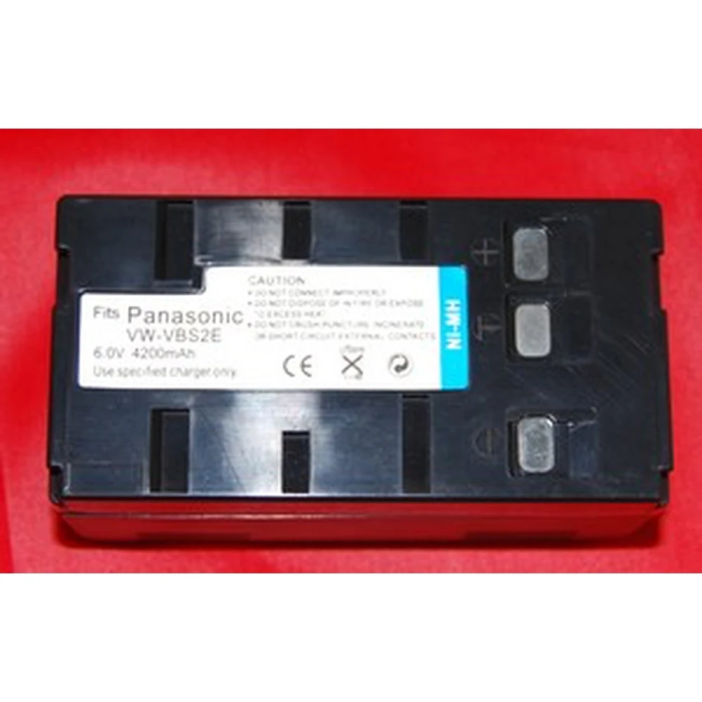 Batteria compatibile Panasonic VBS-2E 6V 4000mAh per fotocamere digitali