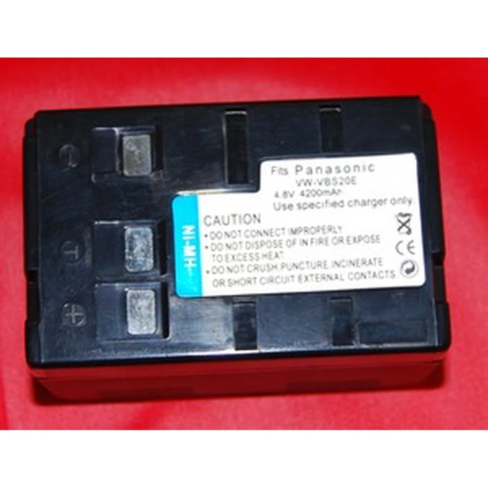 Batteria compatibile Panasonic VBS20E 4.8V 4200mAh Ni-MH per fotocamere