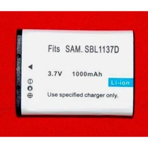 Batteria compatibile Samsung SB-1137D Li-Ion 7.4V 1000mAh per fotocamere