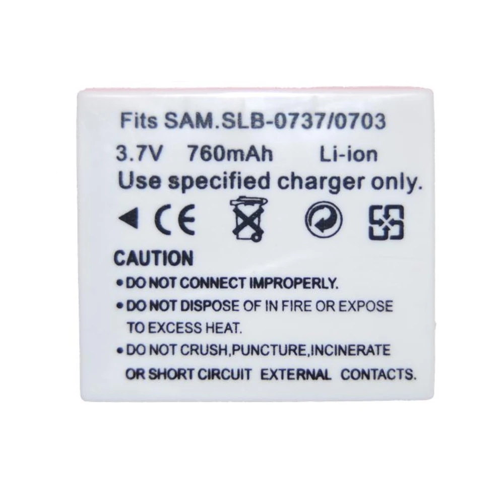 Batteria compatibile Samsung SB-L0737 per fotocamere digitali Samsung