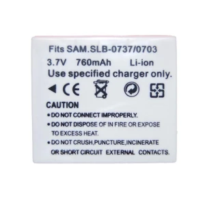 Batteria compatibile Samsung SB-L0737 per fotocamere digitali Samsung