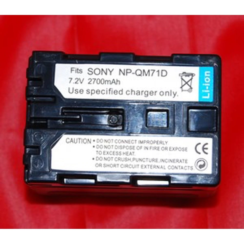Batteria compatibile Sony NP-QM71D per fotocamere e videocamere