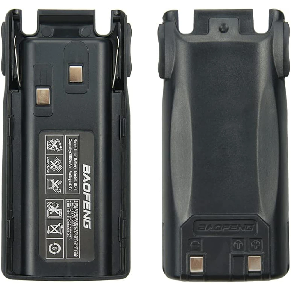 Batteria di ricambio Baofeng BL-8 2800mAh 7.4V per walkie talkie bidirezionale