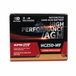 Batteria Moto AGM 12V 5Ah OUTDO HCZ5D-MF - Compatibile Yuasa YTZ7S-BS / GTZ7S / ETZ5L-BS