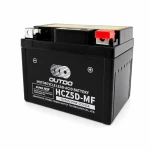Batteria Moto AGM 12V 5Ah OUTDO HCZ5D-MF - Compatibile Yuasa YTZ7S-BS / GTZ7S / ETZ5L-BS