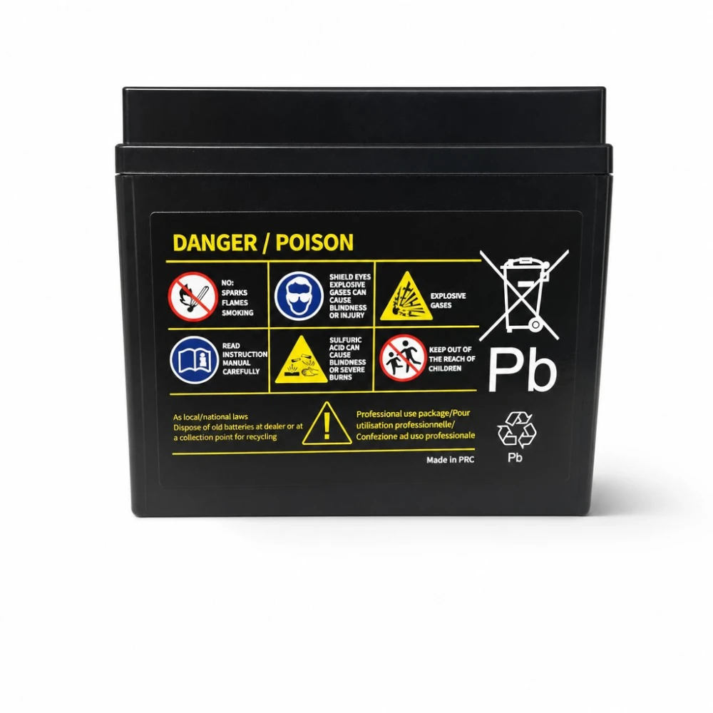 Batteria Moto AGM 12V 10Ah OUTDO UTX12-BS(MF) - Compatibile Yuasa YTX12-BS / GTX12-BS / ETX12-BS