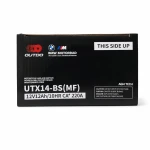 Batteria Moto AGM 12V 12Ah OUTDO UTX14-BS(MF) - Compatibile Yuasa YTX14-BS / GTX14-BS / ETX14-BS
