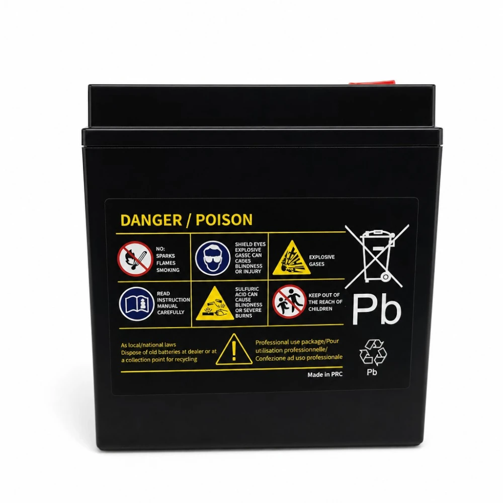 Batteria Moto AGM 12V 14Ah OUTDO UTX16-BS(MF) - Compatibile Yuasa YTX16-BS / GTX16-BS / ETX16-BS / 16-B