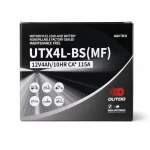 Batteria Moto AGM 12V 4Ah OUTDO UTX4L-BS(MF) - Compatibile Yuasa YTX4L-BS / GTX4L-BS / ETX4L-BS