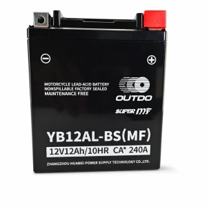 Batteria Moto AGM 12V 12Ah OUTDO YB12AL-BS(MF) - Compatibile Yuasa YB12AL-A2 / GS YB12AL-A2 / 12N12-4A-1 (flooded similare)