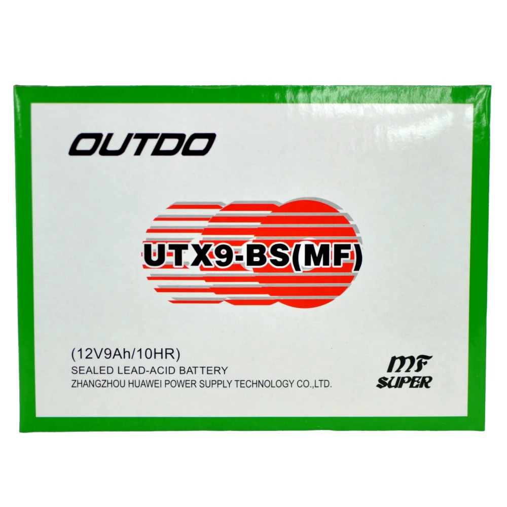 Batteria moto UTX9A YTX9-BS gel ad alte prestazioni e lunga durata