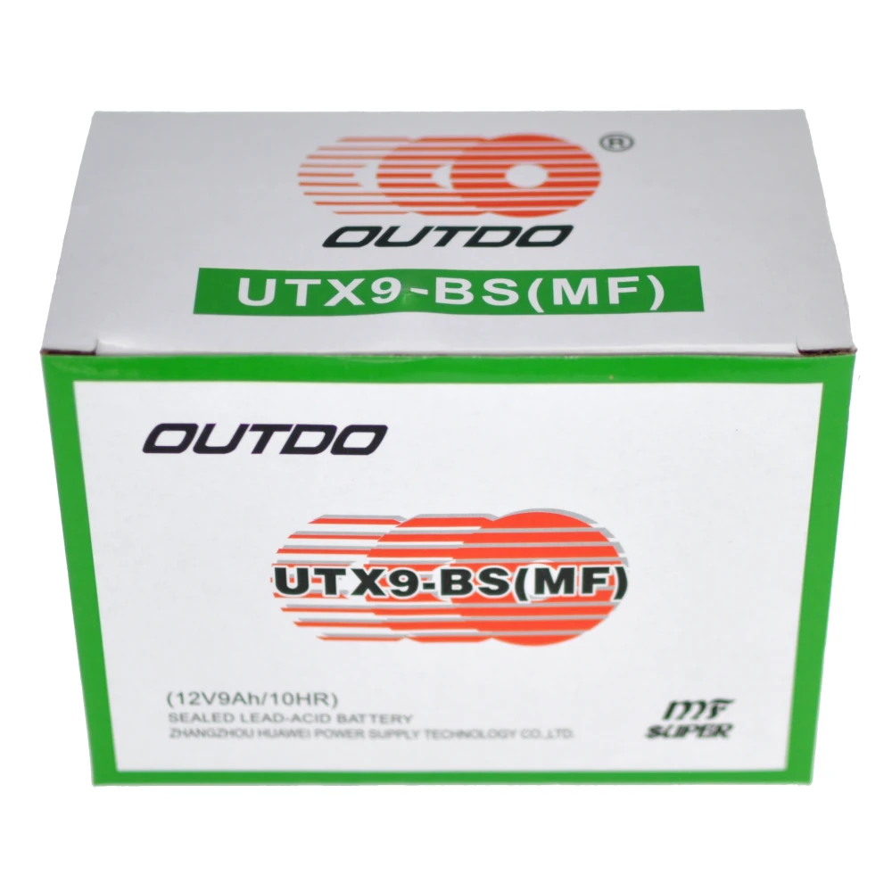 Batteria moto UTX9A YTX9-BS gel ad alte prestazioni e lunga durata
