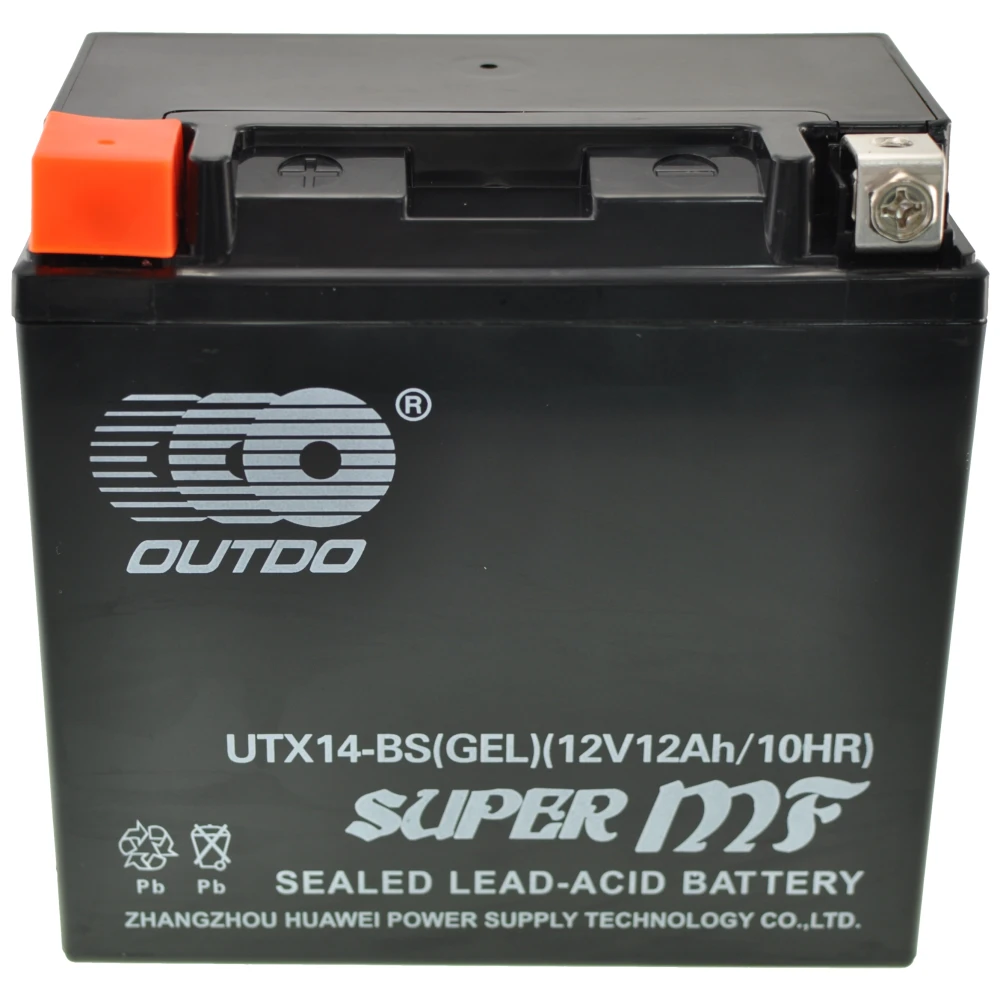 Batteria moto YTX14-BS gel - Batteria al gel ad alte prestazioni