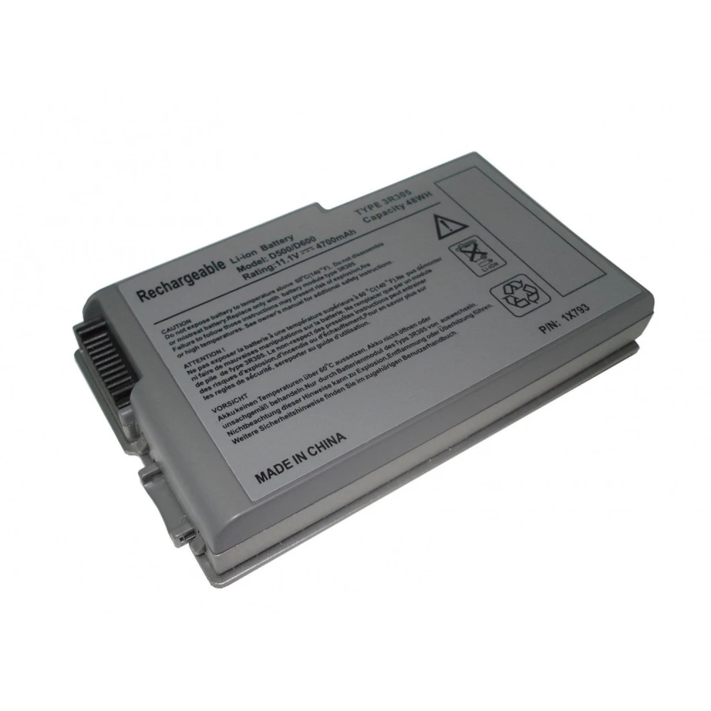 Batteria per Dell D500 4400mAh compatibile con D600 e 600m