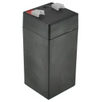 Batería plomo SY4-4 recargable 4V4Ah con etiqueta de especificaciones