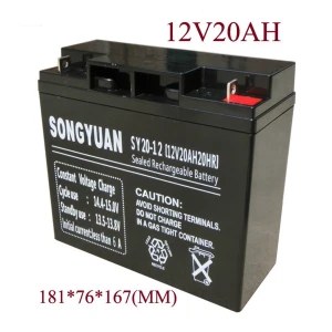 Batteria al piombo ricaricabile 12V 20Ah SY20-12 compatibile con più modelli