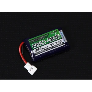 Batteria per quadricottero JD-385 Turnigy Nano-Tech 260mAh 1S 3.7V per droni JXD