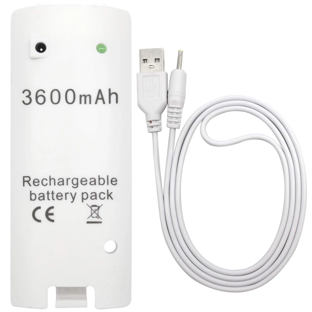 Batteria ricaricabile 3600mAh per controller Wii - Potenza e durata