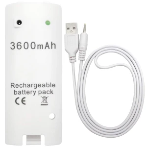 Batteria ricaricabile 3600mAh per controller Wii - Potenza e durata