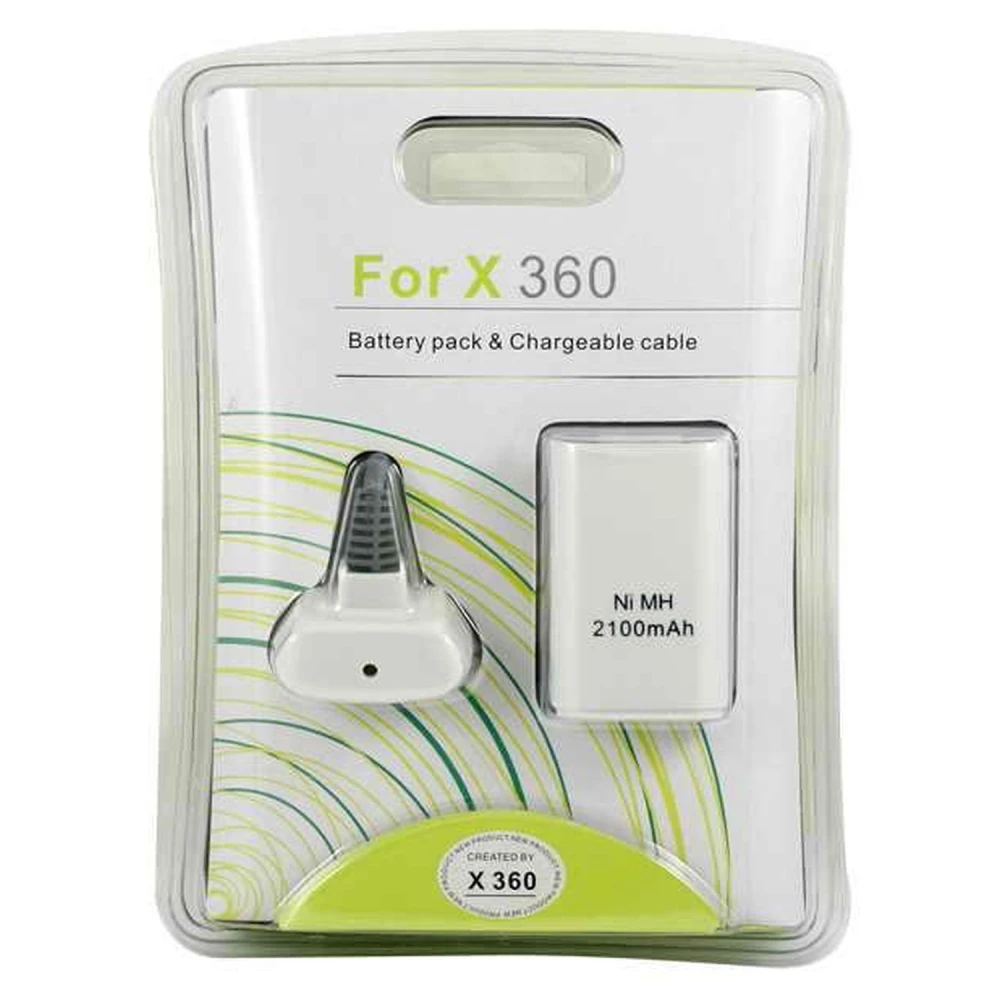 Batteria ricaricabile Play and Charge per controller wireless Xbox 360