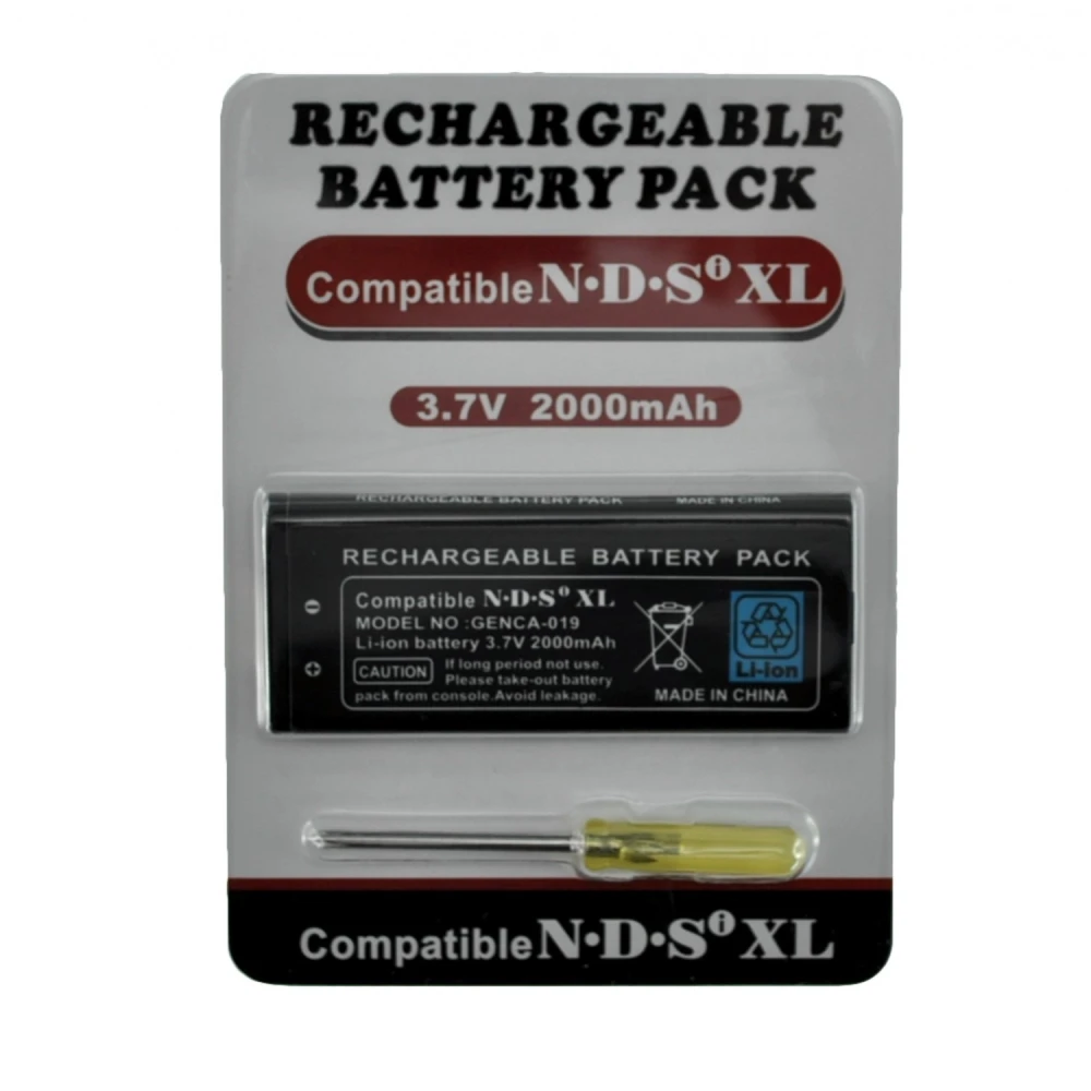 Batteria ricaricabile agli ioni di litio NDSI XL 3,7V 2000mAh per Nintendo DSi XL