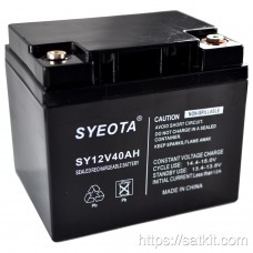 Batteria Al Piombo Gel Sy12v/40ah Sy40-12