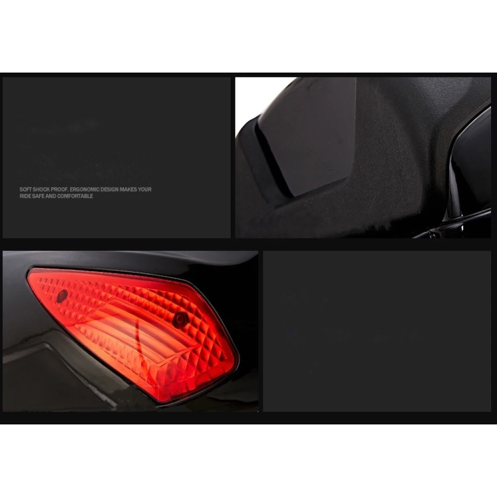 Maleta para bicicleta JZH-818 portacasco blanco con cerradura