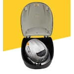 Baule portacasco bici 17L nero JZH-818 per 1 casco con serratura