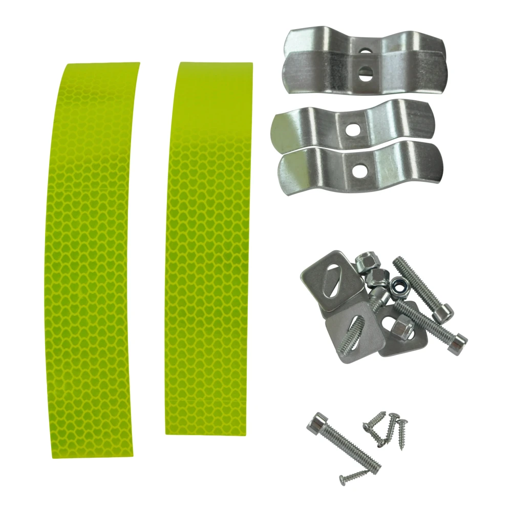 Placa de montaje universal para baul portacascos YM-0885 con accesorios