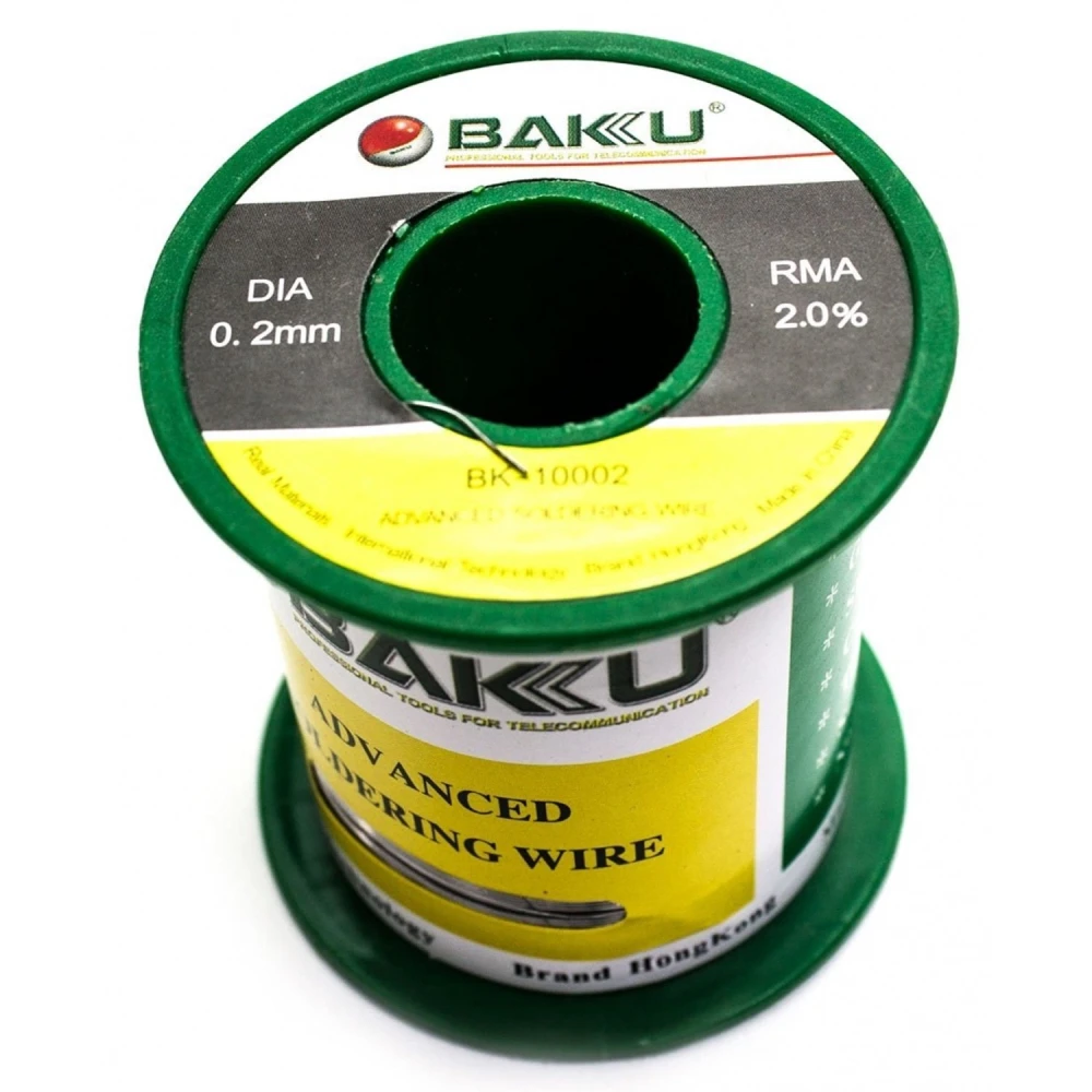 Bobina di stagno 0,2mm 100 grammi senza piombo per saldatura elettronica