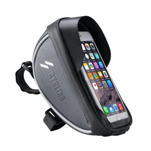 Borsa supporto telefono bici con touchscreen e visiera parasole 0.5L