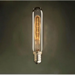 Lampadina filamento Edison vintage G80 E14 40W per arredo industriale