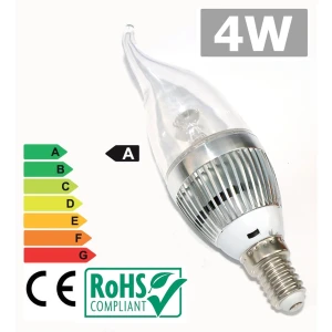 Lampadina LED E14 4W 3300K luce calda per un’illuminazione efficiente e naturale