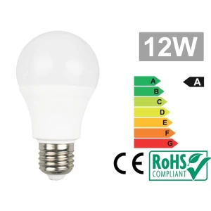 Lampadina LED E27 12W 3000K con luce calda e basso consumo