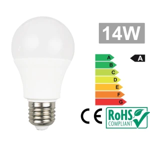 Lampadina LED E27 14W 3000K Bianco Caldo per Illuminazione Efficiente e Risparmio