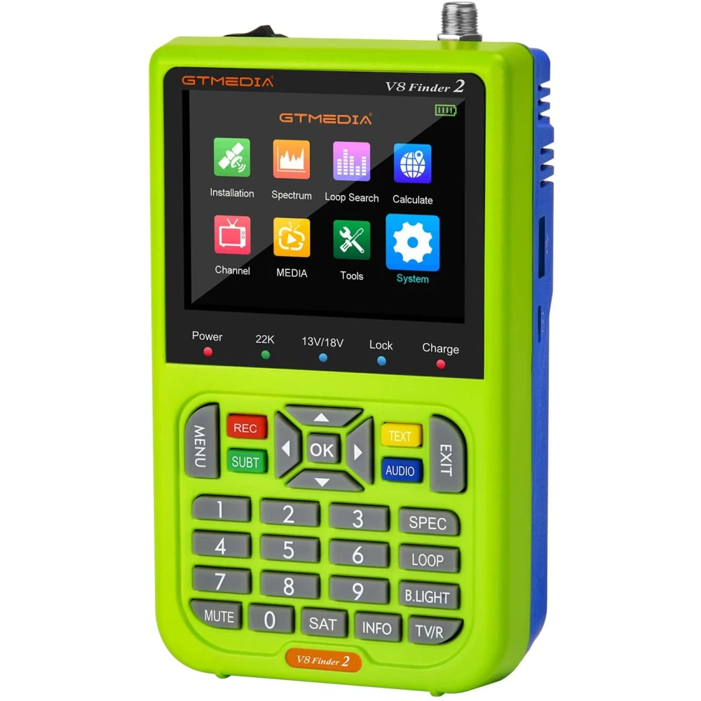 Misuratore satellitare Freesat V8 Finder HD DVB-S/S2 portatile