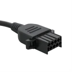 Vista lateral del cable adaptador OBD2 a 8 pines para Volvo camión