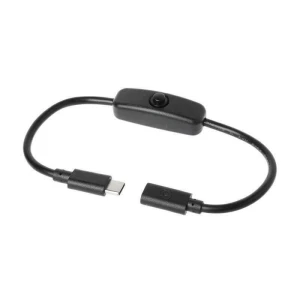 Cavo prolunga USB-C tipo C maschio-femmina con interruttore ON/OFF per ricarica