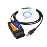 Cavo diagnostico ELM327 USB OBD2 multimarche per PC e veicoli