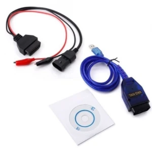 Cavo diagnosi Fiat 3 pin OBD2 KKL VAG 409.1 USB con interfaccia Alfa Fiat