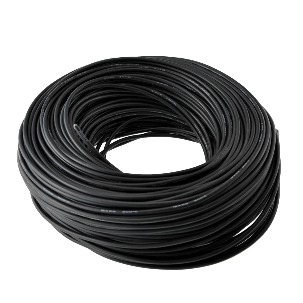 Cavo flessibile in silicone 12AWG resistente fino a 200º e 600V per uso professionale