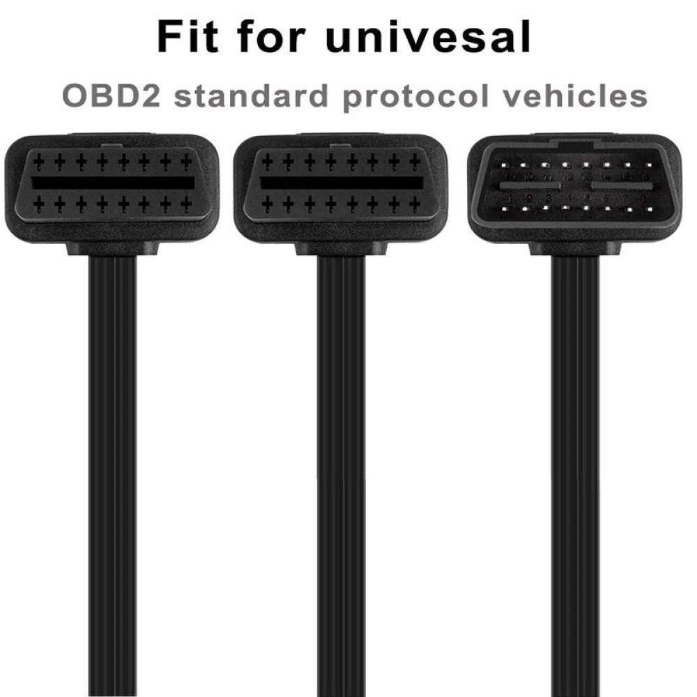 Cable OBD2 Divisor Adaptador De Extensión 16 Pines satkit detalle de conectores