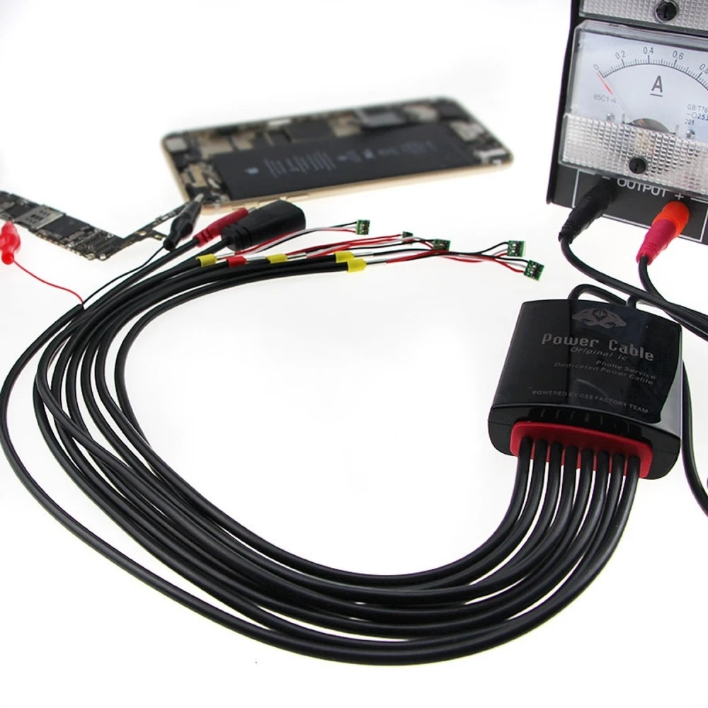 Cavo di alimentazione speciale con connettori batteria per iPhone 7, 6S e Samsung