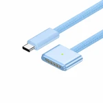 Cavo USB-C a MagSafe 3 140W per MacBook Pro e Air - 2 m intrecciato, Sky Blue