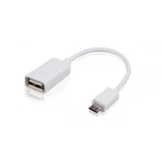 Cavo USB OTG Micro USB maschio - USB femmina 10 cm compatibile Android