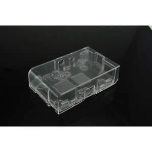 Custodia in plastica trasparente Raspberry Pi compatibile con modelli A e B